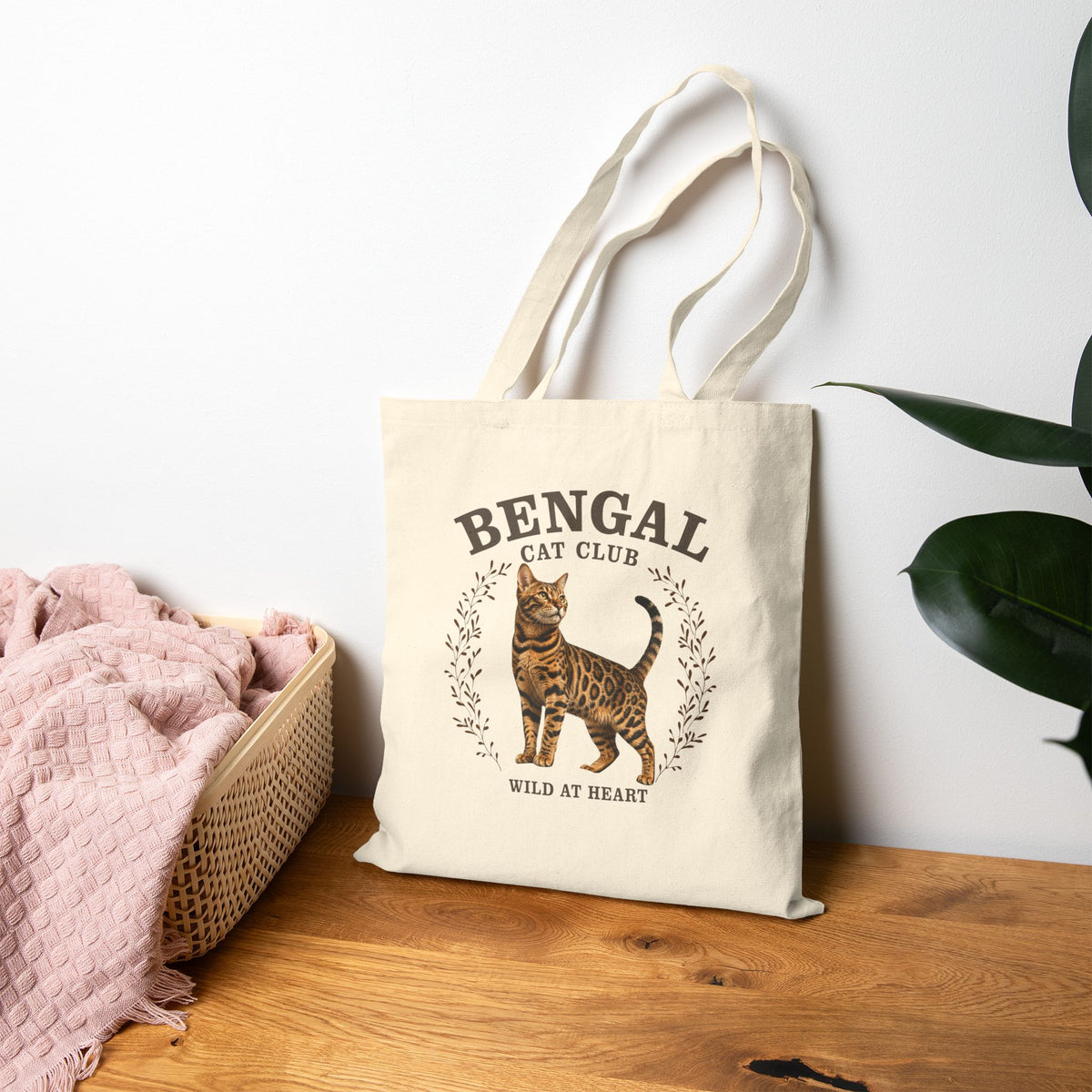 bengal cat owner tote bag, gift for bengal cat lover, bengal cat breed