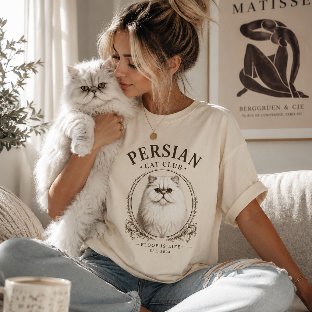 Persian Cat Club Tee – Floof Is Life