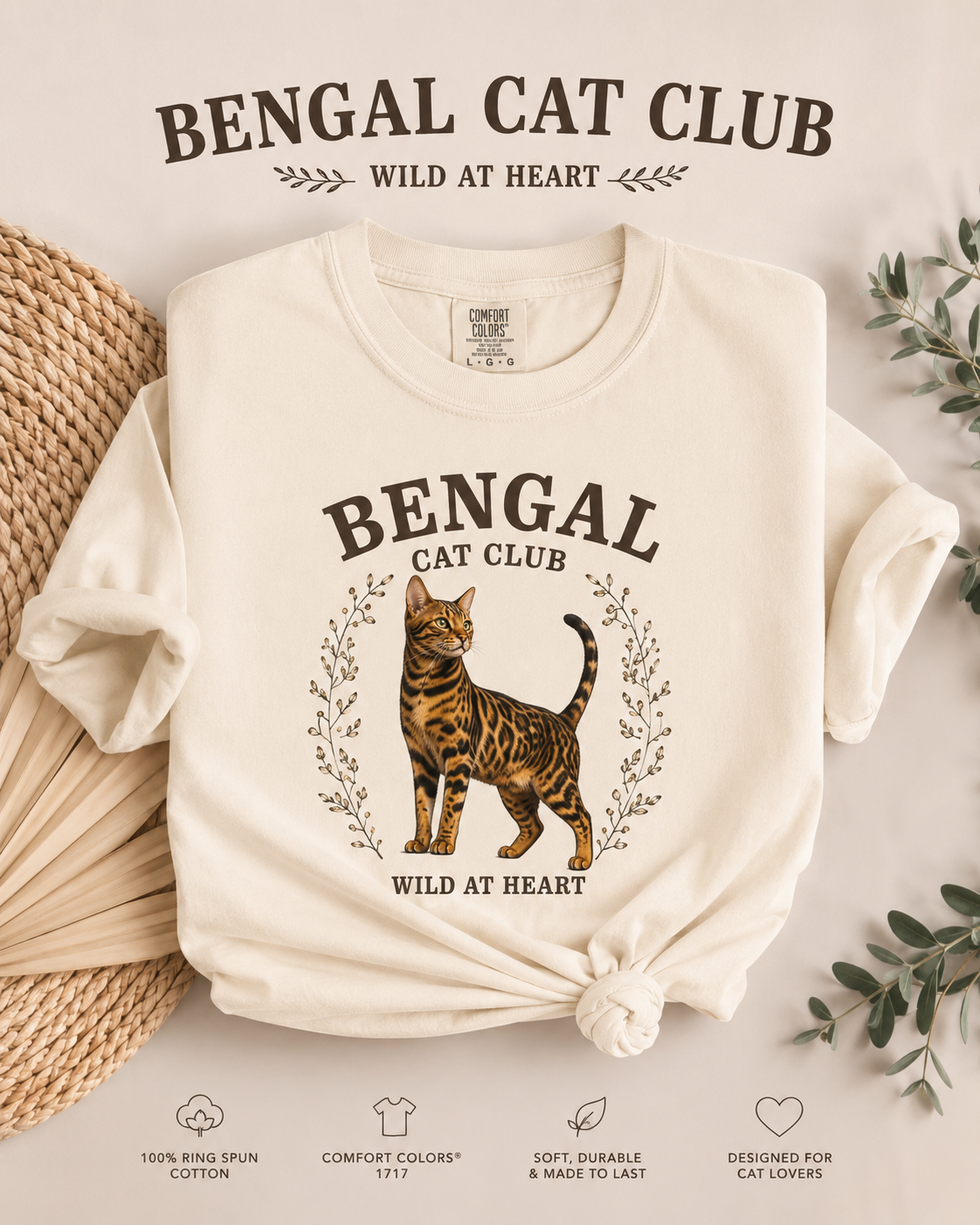 Bengal Cat T-Shirt, Bengal Cat owner gift, Bengal Cat Shirt
