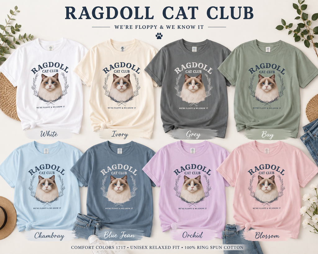 Ragdoll Cat Shirt, Gift for Ragdoll lover, cat breed shirt