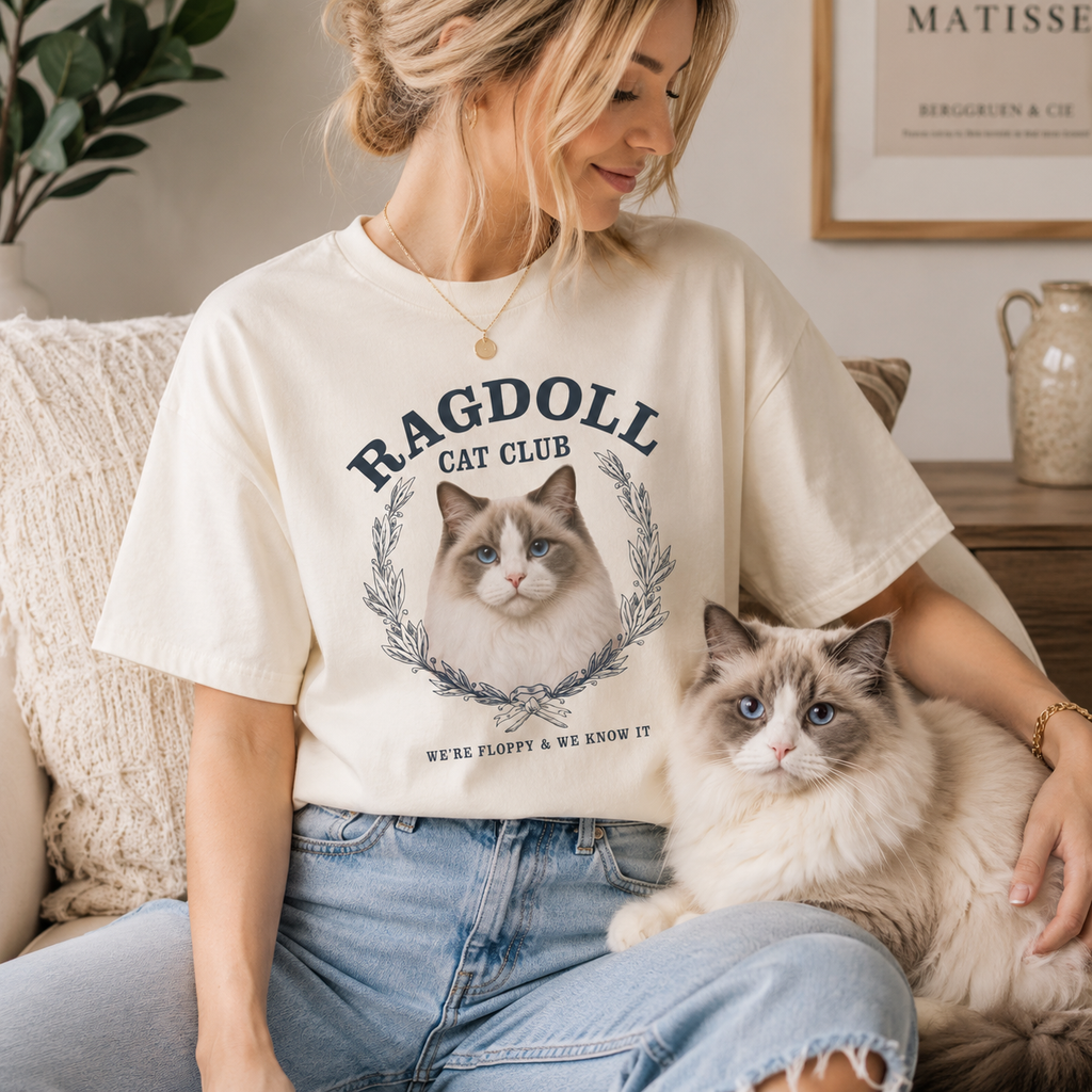 Ragdoll Cat Shirt, Gift for Ragdoll lover, cat breed shirt