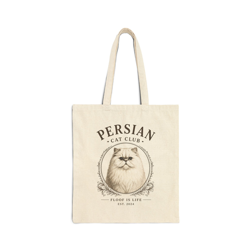 Persian Cat Tote Bag, Gift for Cat Lover, Present for Crazy Cat Lady