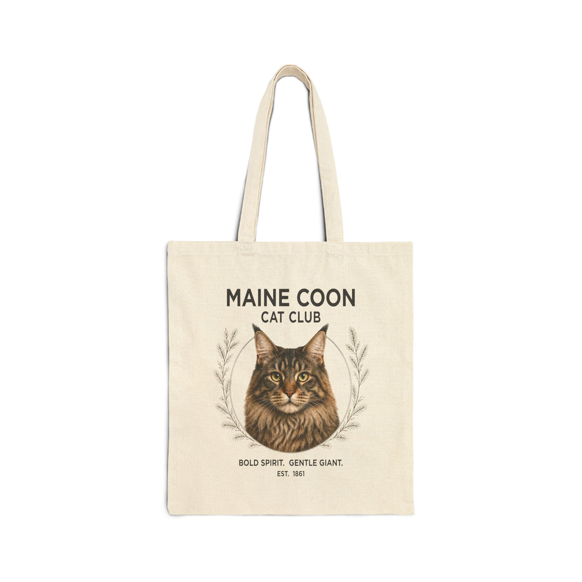 Maine Coon Cat Club Tote Bag, Gift for Maine Coon Cat Lover