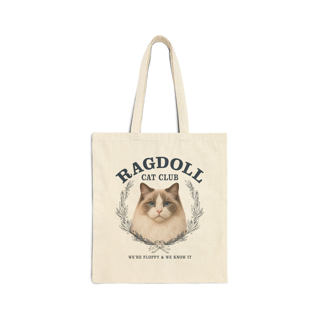 Ragdoll Cat Tote Bag, Gift for Ragdoll Breed Owner, Ragdoll cat breed